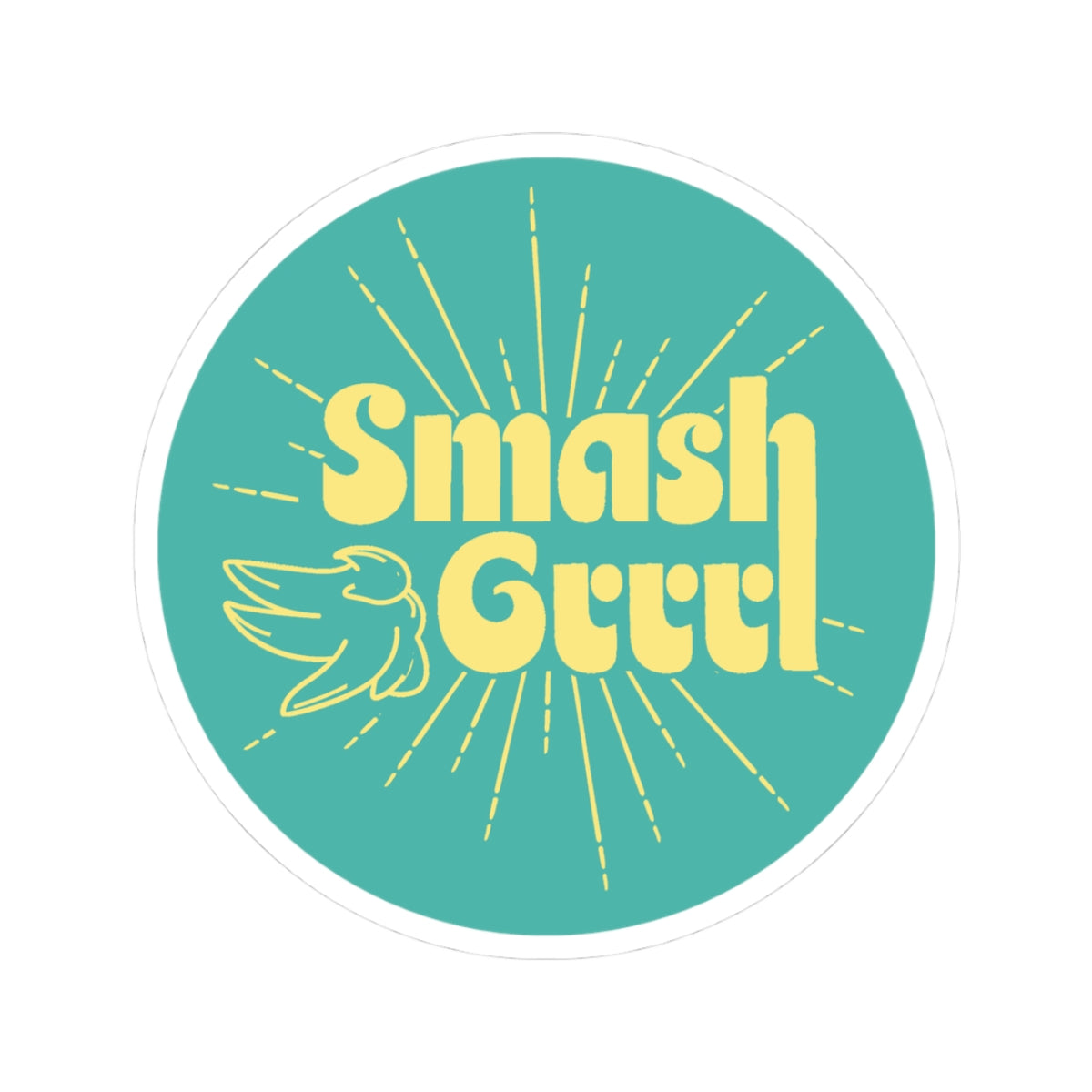 SmashGrrrl Logo Sticker (5pk)